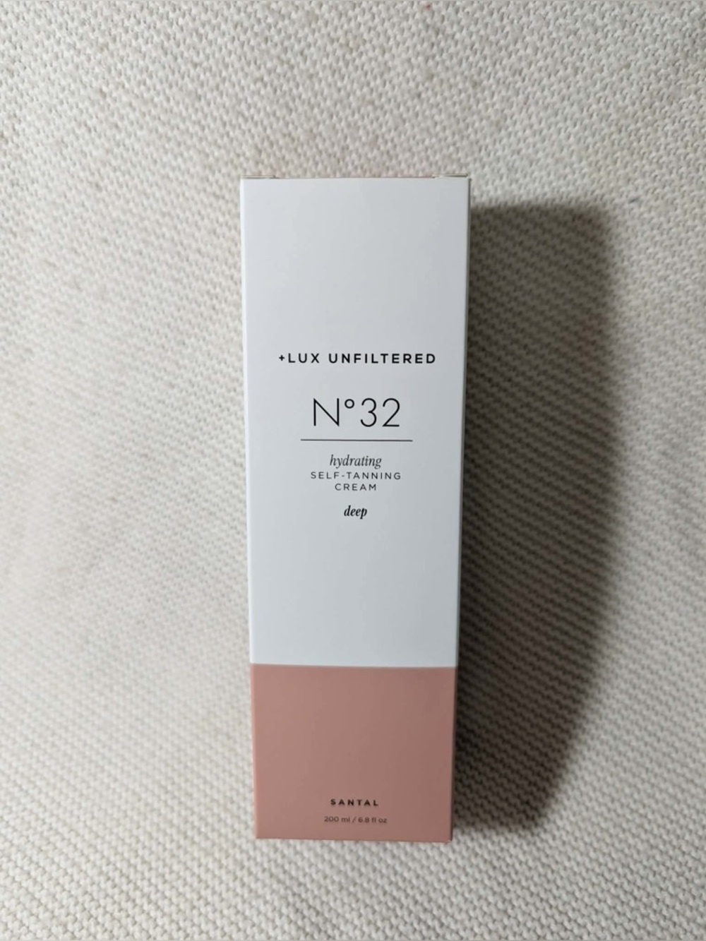 Lux Unfiltered N°32 Hydrating Self Tanner in Deep Santal 6.8oz - New in Box!
